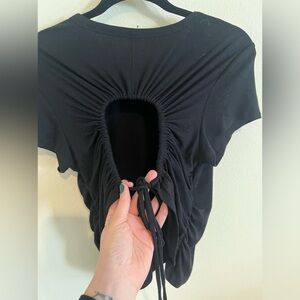 ▪️ OLD NAVY ▪️ Black ribbed tee